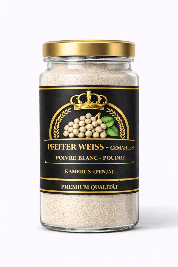 Poivre Blanc de Penja - Emballage Papier Carton (50g)