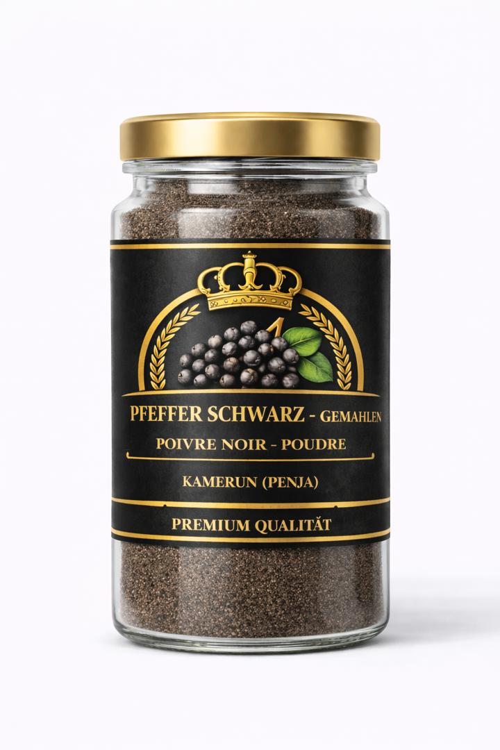 Poivre Noir de Penja - Poudre (Bocal 90g)